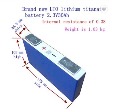 China Power Tools Nano Technology LTO 2.3V 30Ah Lithium Prismatic Titanate Battery Long Cycle Life From Zhuhai Yinlong Best LTO Battery for sale