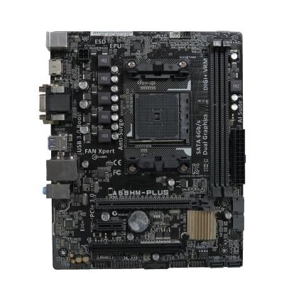 China ATX A68HM-PLUS Motherboard DDR3 Desktop Microphone FM2 USB2.0 USB3.0 32GB Socket For Desktop Computer Motherboard for sale