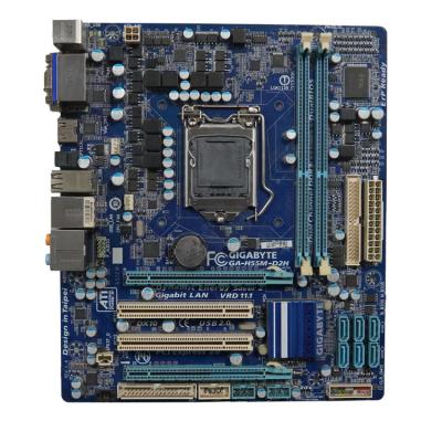 China Desktop Computer Motherboard GA-H55M-D2H LGA1155 Guangdong Electronic Desktop Computer for sale