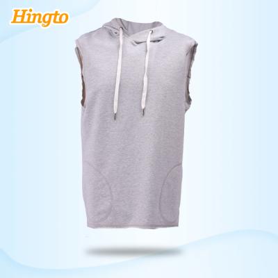 China Hingto Wholesale Anti-pilling Men's Sport Wear Customize Workout Pullover OEM Gym Mens Fitness Male Hoodie for sale