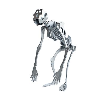 China Custom Mini Skeleton Halloween Decoration Human Body Europe Metal Skeleton Halloween Gifts for sale