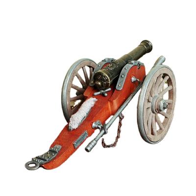 China Europe Yaosha Top Sale Metal Crafts Office Home Decoration Vintage Cannon Retro With Lighter Function for sale