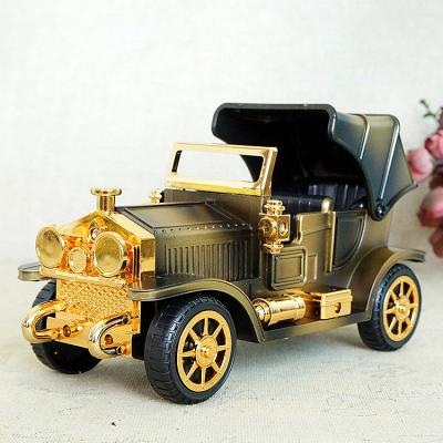 China Wholesale Gifts Yiwu Vintage Classic Car Music Box Operated Plastic Hand Cranked Music Box Gifts for sale