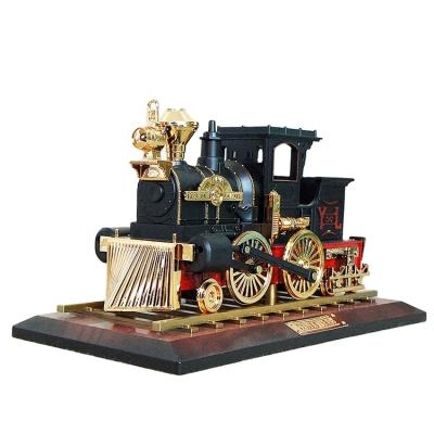 China Gifts complete to sell Christmas luxury decorative gifts retro locomotive with train bass creative music box for sale