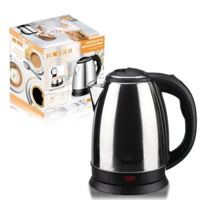 China Electric Kettle 220V 2000W 2 L EU Plug Stainless Steel Hot Water Boiler Kitchen Appliance Electric Kettle for sale