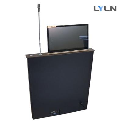 China Estale acima o monitor retrátil que integra com gooseneck mic no lado esquerdo à venda