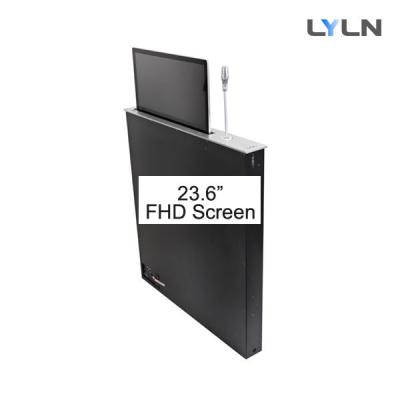 China Modelo material da unidade da discussão da conferência retrátil do monitor & da integração de 23.6inch FHD nenhum PLM-UL24-M à venda