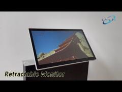 Brushed Aluminum Retractable Monitor Foldable 1.8mm Ultra Slim HDMI / VGA