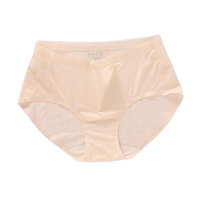 China Price Promotion Women Briefs Breathable Comfortable Pure Color Soft Smooth Underwear For Lady for sale