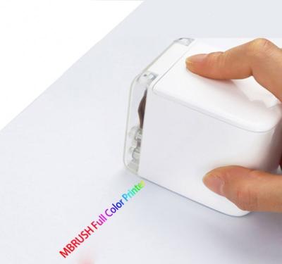 China New Color Printer Handheld Printer Kongten MBrush Mini Removable Handheld Full Color Wireless USB Mbrush Portable Printer for sale