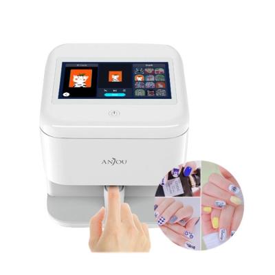 China Portable Smart Nail Printer Good Quality Professional 3D Nail Polish Cheap Smart Digital Nail Printer Finger Ink Nail Art Printer Machine Mini Mobile for sale