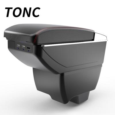 China TONC Storage Box For Mahindra Bolero Car Black Center Console Storage Compartment Armrest Adjustable Car Interior Parts for sale