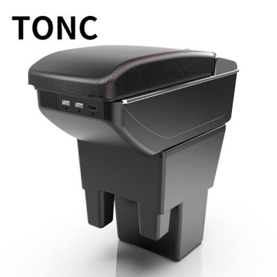 China TONC Storage Box For Mahindra XYLO Factory Outlet Car Black Center Console Storage Box Adjustable Seat Armrest Box Auto Parts for sale