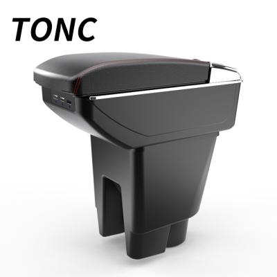 China TONC Storage Box For Toyota Etios Liva Car Auto Control Seat Armrest Multifunctional Black Center Console Storage Box High Quality for sale