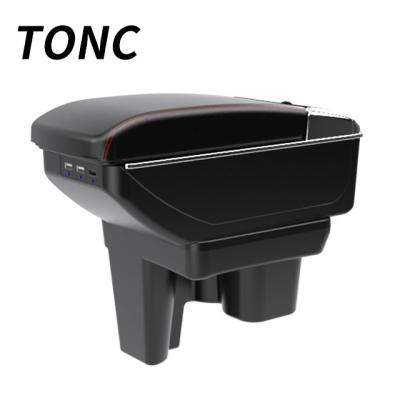 China TONC storage box suitable for TOYOTA HILUX car parts adjustable multi-function center console interior armrest storage box armrest for sale