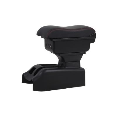 China TONC Car Multi-Functional Car Interior Parts Two Tier Storage Box USB Accessories Armrest Filling Storage Box For Volkswagen BORA for sale