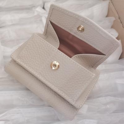 China Small Mini Short Slim Wallet Women Ladies RFID Leather Wallet Purse Female Card Holder Money Wallet for sale