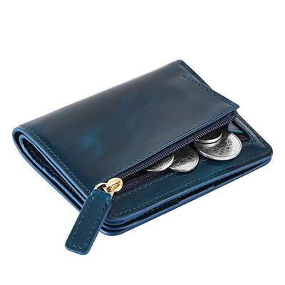 China RFID Blocking Protective Rfid Money Staples Women Wallet Custom Fashionable Leathe Purses Wallet For Ladies for sale