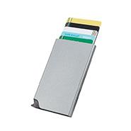 China RFID Credit Card Holder Minimalist Card Holder Wallet Slim Front Pocket Aluminum Popup Card Holder for sale