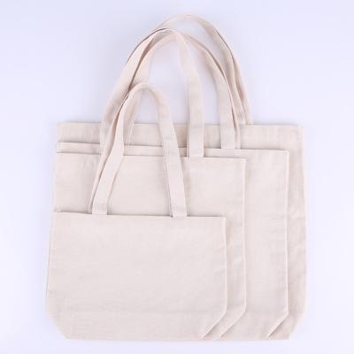 China Newest Recvcled Shopping Bag Natural High Quality Eco-friendly Custom Canvas Tote Bag for sale