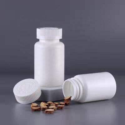 China White Recycable HDPE 100ml Or 120ml Or 150ml Bottles With Cap For Vitamin, Powder, Capsules for sale