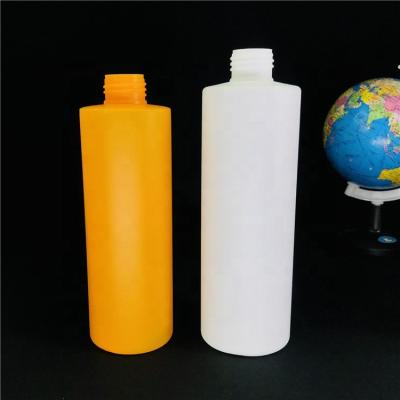 China 250ml 500ml Empty HDPE Extrusion Cosmetic Hot Selling Plastic Bottle With Pointed Head Cover for sale