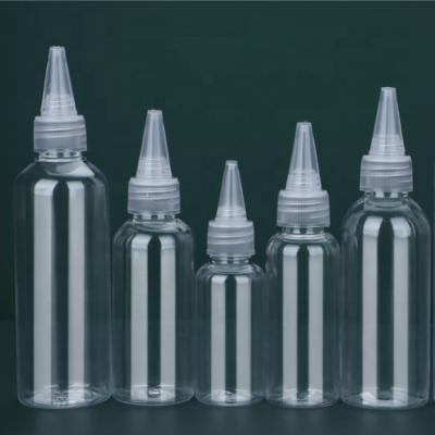 China Non Spill Filp Top Cap Bottle 30ml 100ml 120ml 500ml Shampoo Bottle PET Material With Twist Top Cap for sale