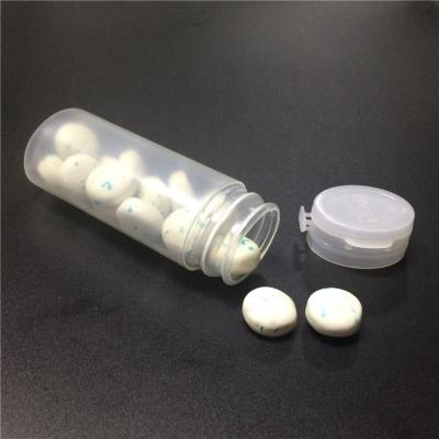 China Hot Sale 40ml 50ML 100ml PP Plastic Material Chewing Gum Bottle Vitamin Bottle With Plastic Cap for sale