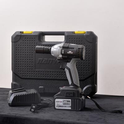 China 380nm 21V Cordless Li-ion Multifunctional Brushless Battery Power Tool Repair Car Electric Impact Wrench for sale