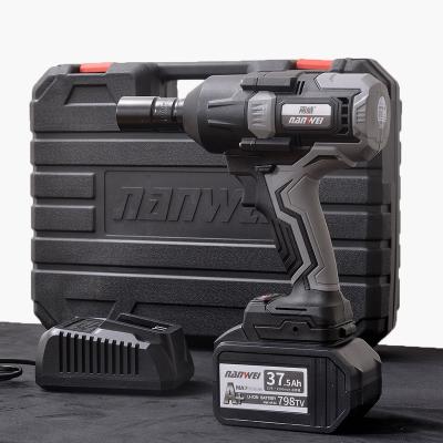 China Multifunctional Strong Power Impact Brushless Cordless Power Wrenches High Torque Kit Electric Impact Power Wrenches for sale