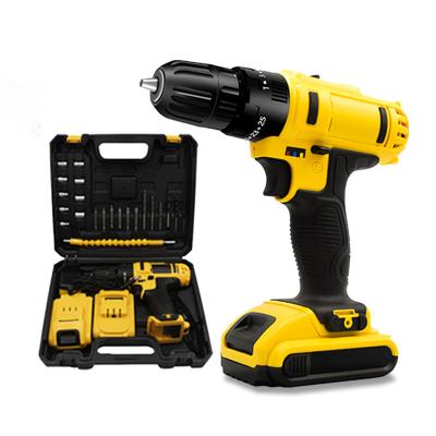 China Cordless Electric Portable Hand Drill Kit Tools Cheap Drill Repair Li-ion Baterry Power Battery Powered Screwdriver for sale