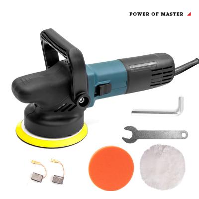 China Car Maintenance 125MM Industrial Pure Copper 6 Speed ​​Motor Handle Electric Car Polisher High Power Rotary Sanding Machine For Car for sale