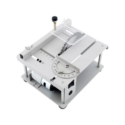 China Multifunctional Desktop Precision Woodworking Chainsaw Cutting Machine DIY Mini Small Table Saw 29cm/17cm/19cm for sale