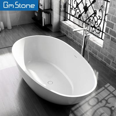 China Free Customize Size Serviceable Bathtub Solid CUPC Adult Luxury Freestanding Soaking Tubs for sale