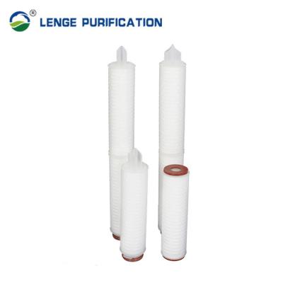 China 20 Inch Diameter Glass Fibre Pleated Polyester Filter Cartridge With 226 Fin for sale