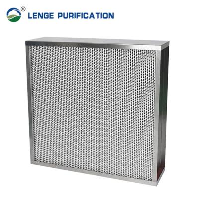 China Gegalvaniseerde Cleanroom F8 Hepa van de Ijzerf8 Separator Filter met Aluminiumfolieverbindingsstuk Te koop