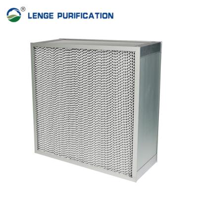 China H14 Gegalvaniseerde Cleanroom HEPA FilterFor van de Ijzerseparator Micro-elektronica Te koop