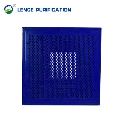 Chine 455 mm × 455 mm × 380 mm Boîte HEPA ABS bleue pour l'assemblage de dispositifs médicaux à vendre