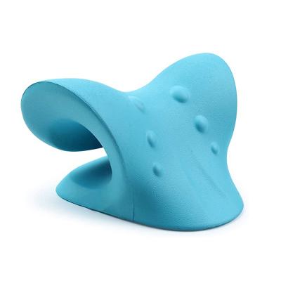 China Hot Sale Body Spine Alignment Chiropractic Pillow Pain Relief Tool Neck Shoulder Relaxer C Shape Traction Correction Neck Cervical Neck for sale