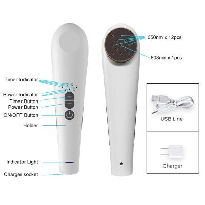 China Red Light Therapy Device Relieve Pain and Swelling, Therapy Light Products for Acute Joint Pain Relief 650nm 808nm 230*57*39mm for sale