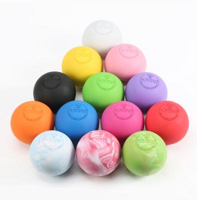 China Decoration Gym Fitness Lacrosse Ball Relax Exercise Peanut Massager Muscle Fitness Massage Ball for sale