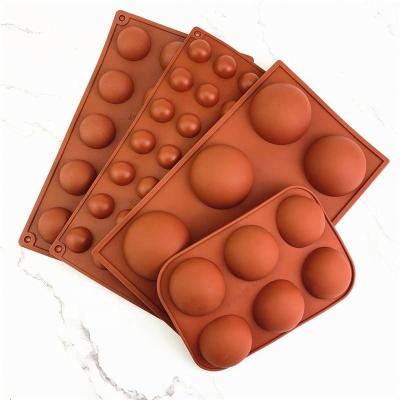 China Stocked 2021 Hot Selling Chocolate Silicone Mold Fondant Pastry Candy Mold Cake Decorating Molds for sale