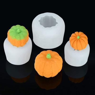 China Stocked Resin Baking Molds De Silicona Halloween Silicone Cake Candle Fondant Ice Mold for sale