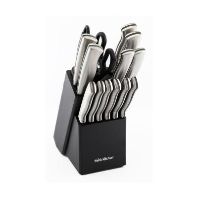 China Factory Supply Directly Sustainable Non-Stick Sandwich 15Pcs Durable Handle Wedding Knife Set for sale