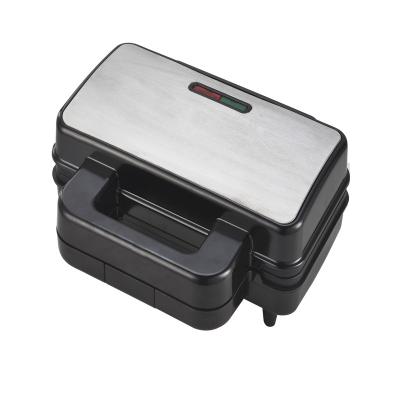 China Easily Cleaned Best Selling Breakfast Sandwich Maker 2021 With Good Custom Fixed Plate Design Black OEM Wrap for sale