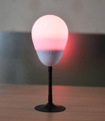 China New Entertainment T6 Mini Portable Creative Speaker Lamp Decompression Desktop Wireless Speaker LED Light for sale