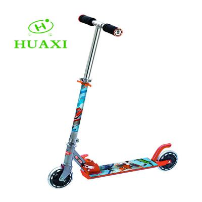 China Folding 2 Wheels Kick 120mm Sticker Kids Folding Scooter For Kids for sale