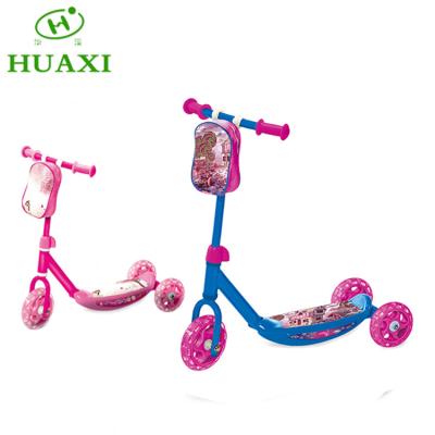 China Detachable bag easy using three wheel kids kick scooter for sale for sale