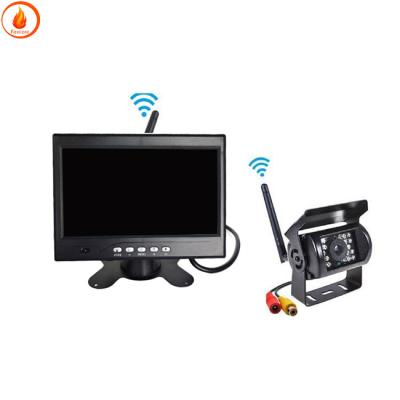 China 24V Vehicle 4G WIFI Camera Monitoring Night Vision 7 Inch Display for sale