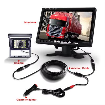 China Universal 12V Dash Cam Maxi Truck Back-up Camera With Built In 18 IR LED For Night Assistance for sale